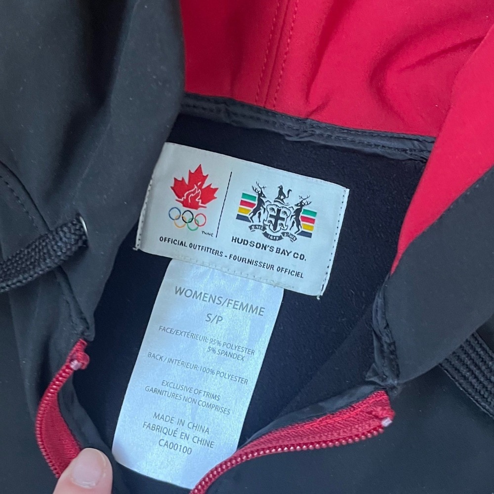 Hudson's Bay Co Team Canada 2010 Vancouver Olympics Zip Up Hoodie Womens Small - Picture 2 of 8